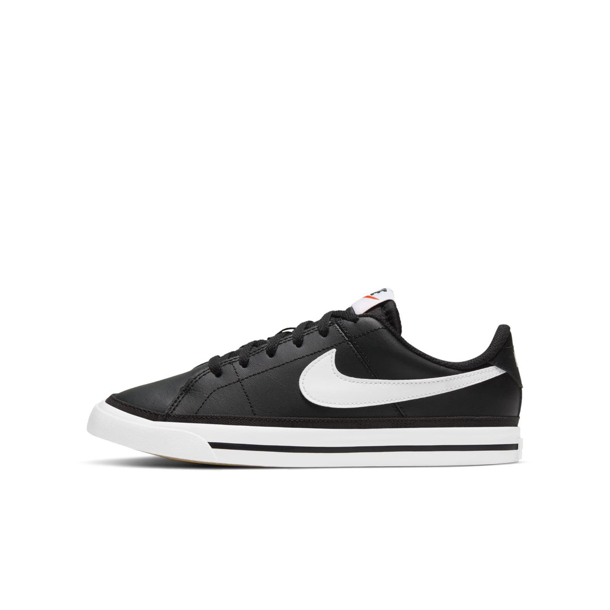 NIKE Boys Sneaker Black White 38 EU