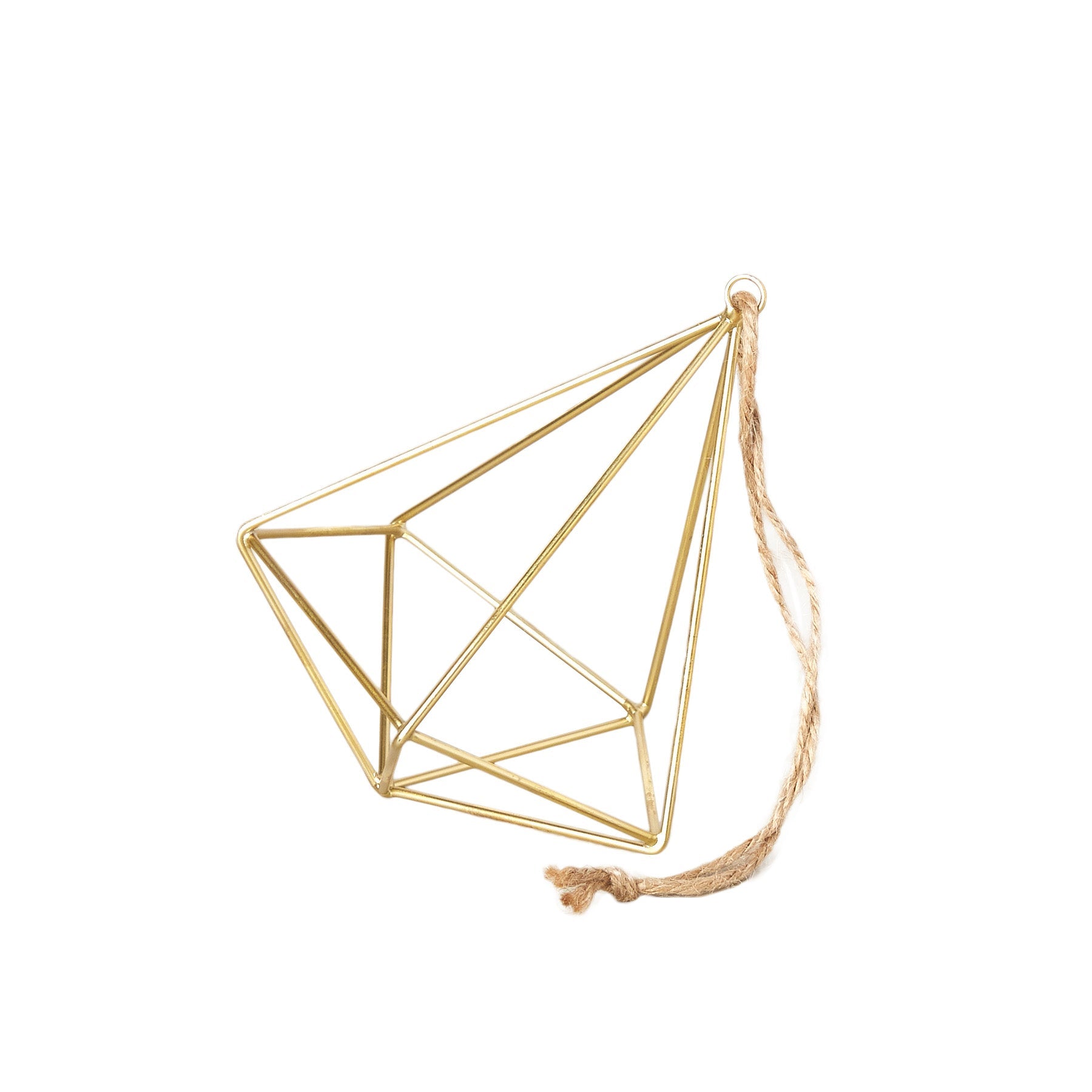 Air Plant Display Hanger - Brass