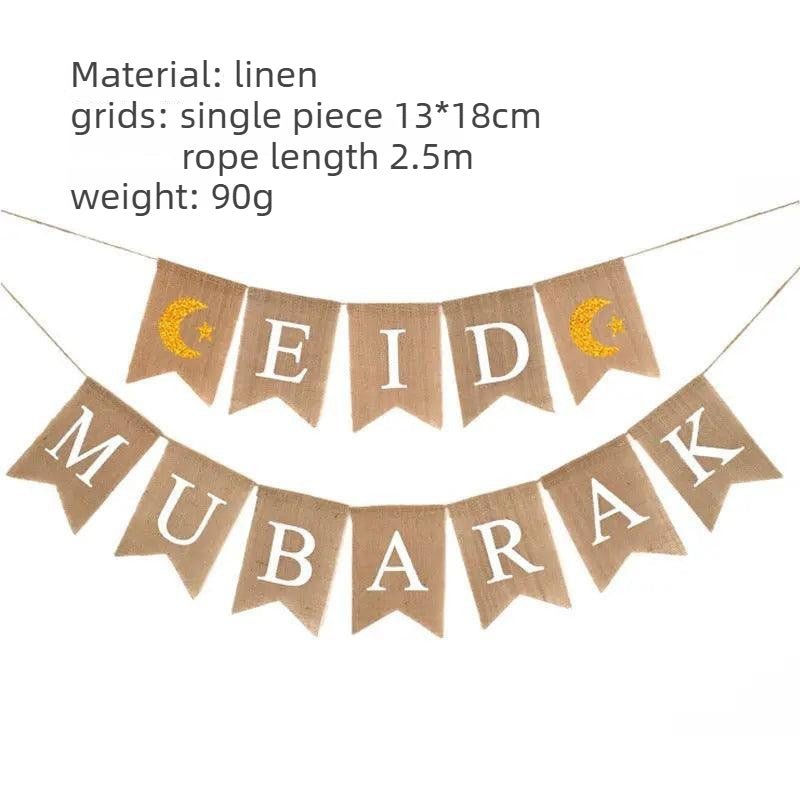 EID MUBARAK Party Decorative Banner(MR026)