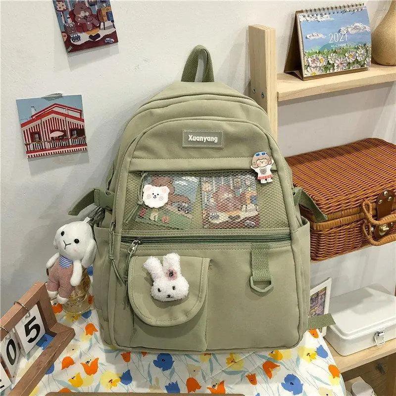 Elegant Female Backpack For Teenager Girls And Women Cute Fashionable Book Schoolbag And Laptop Bag