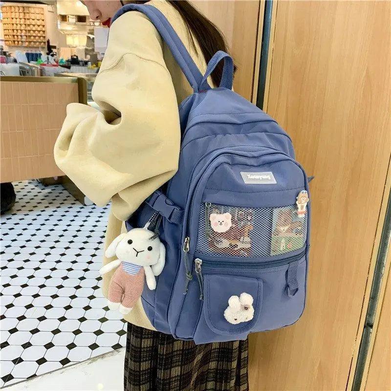 Elegant Female Backpack For Teenager Girls And Women Cute Fashionable Book Schoolbag And Laptop Bag