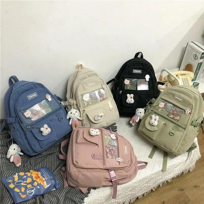 Elegant Female Backpack For Teenager Girls And Women Cute Fashionable Book Schoolbag And Laptop Bag