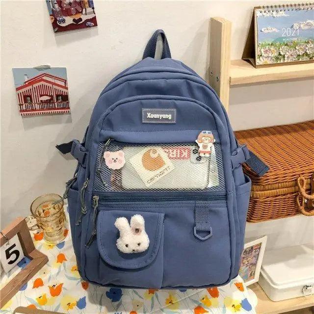 Elegant Female Backpack For Teenager Girls And Women Cute Fashionable Book Schoolbag And Laptop Bag