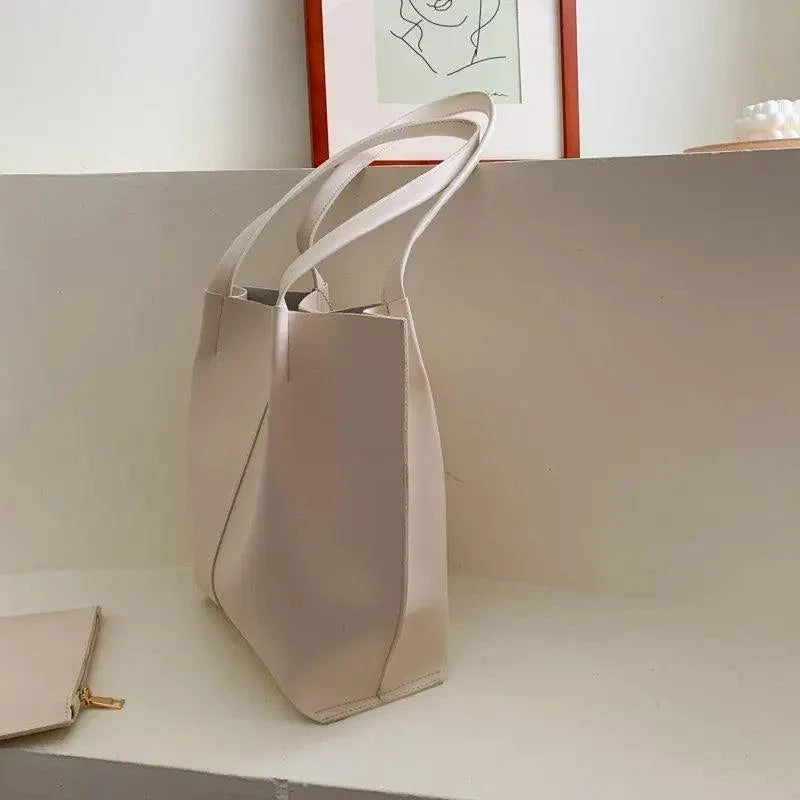 Elegant Ladies 2 piece set / suit Handbag Composite Bag Set Ladies Handbag Large Shoulder Bag Purse Bag Handbag For Females