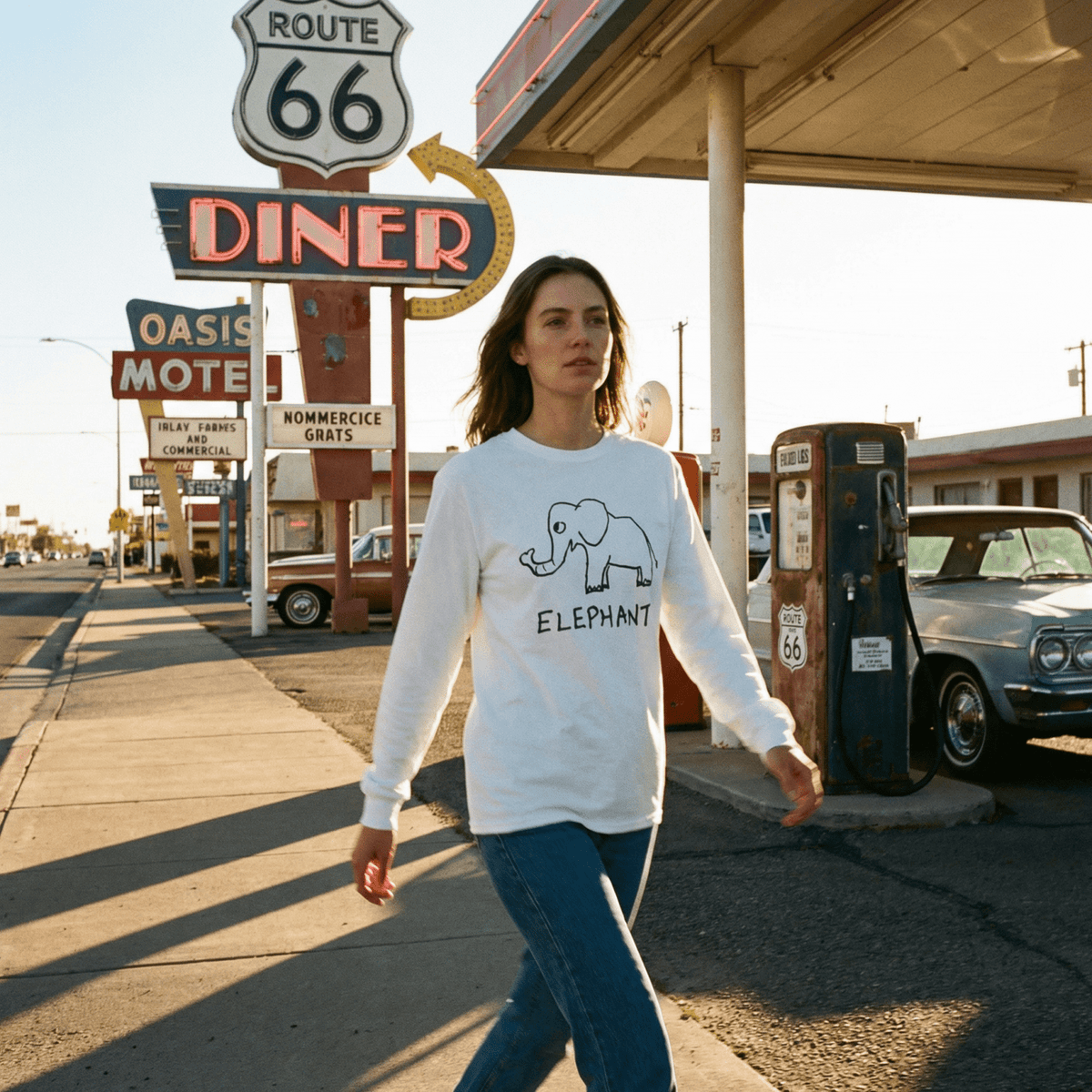 Elephant - Long Sleeve Tee