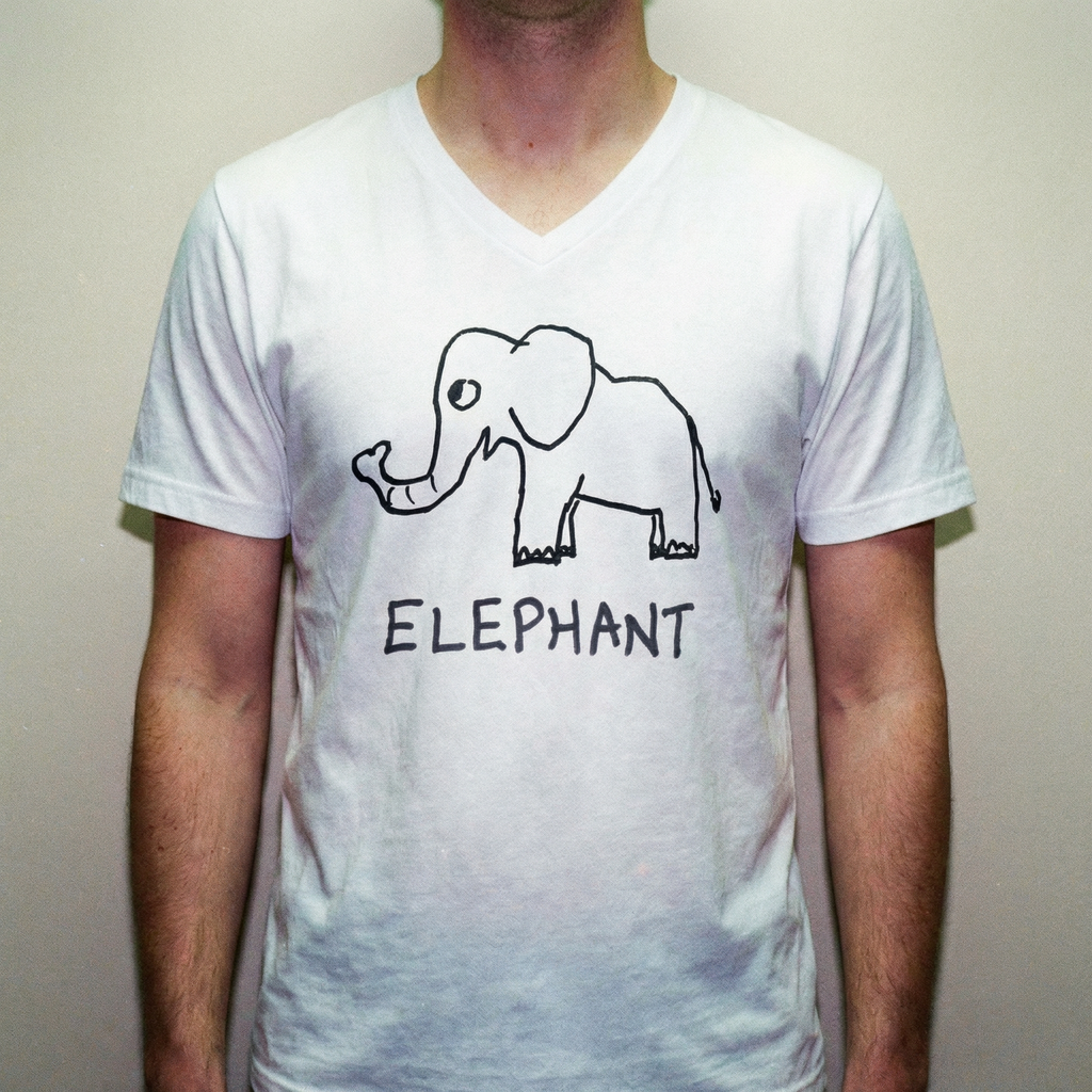 Elephant - V-neck Tee
