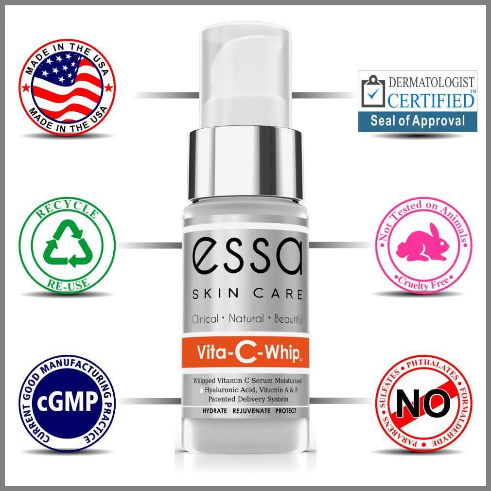 Essa Skin Care Vita-C-Whip Hydrating Serum with Vitamin A and E