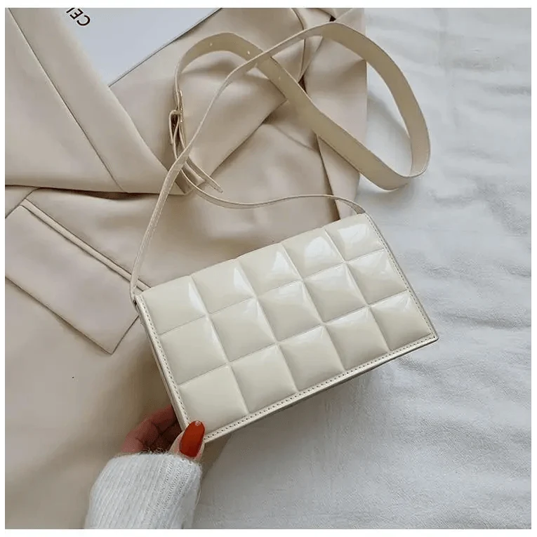 Fabulous Luxury Shoulder Bag Shiny Pu Leather Crossbody Bags For Women Small Flap Handbag Designer Female Messenger Bags