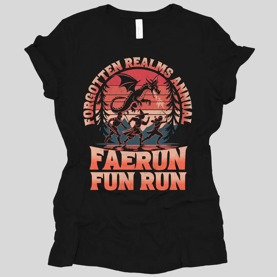 Faerun Fun Run Funny D&D Women's T-shirt