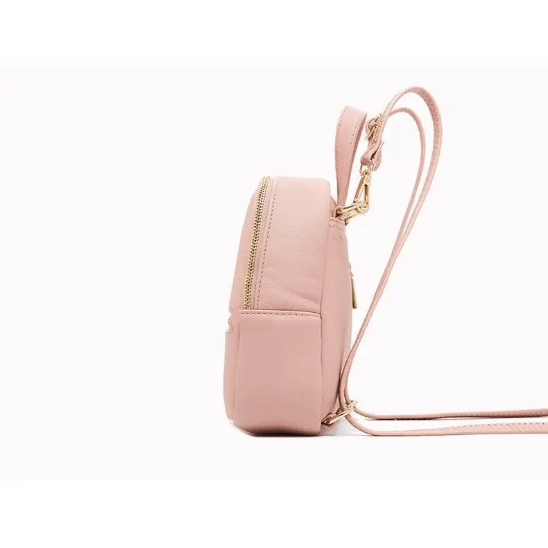 Famous Designer Mini Soft Touch Leather Small Backpack For Female And Girls Fashionable Ladies Bagpack Shoulder Bag