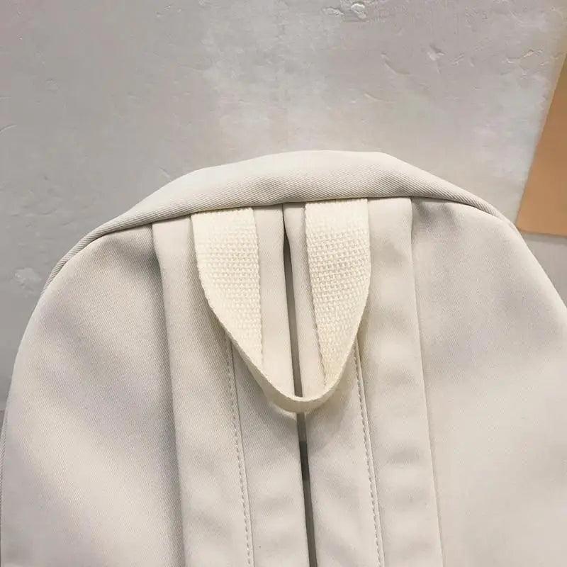 Fashionable Backpack And School Bag For Teenager Girls Stylish Anti Theft Laptop Shoulder Bags Solid Color Travel Backpack