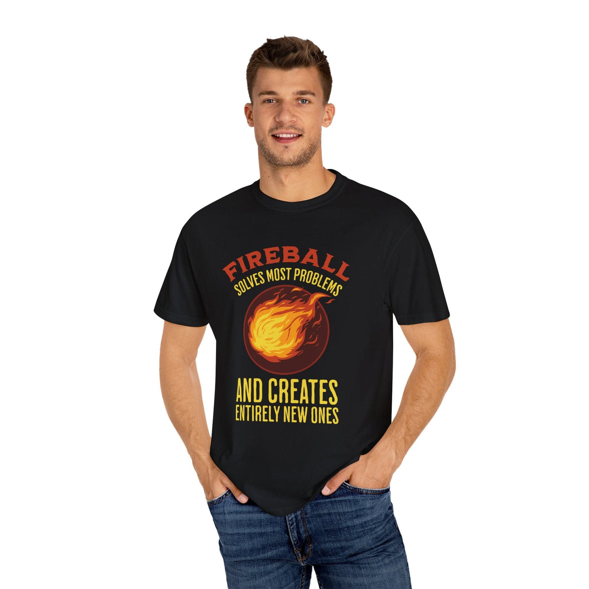 Fireball D&D T-Shirt - Comfort Colors