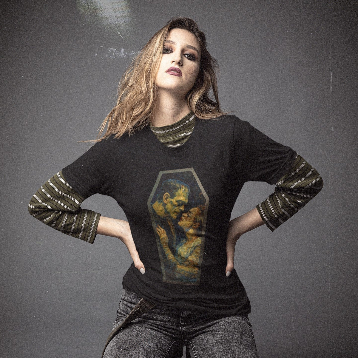 Frankenstein and His Bride T-Shirt