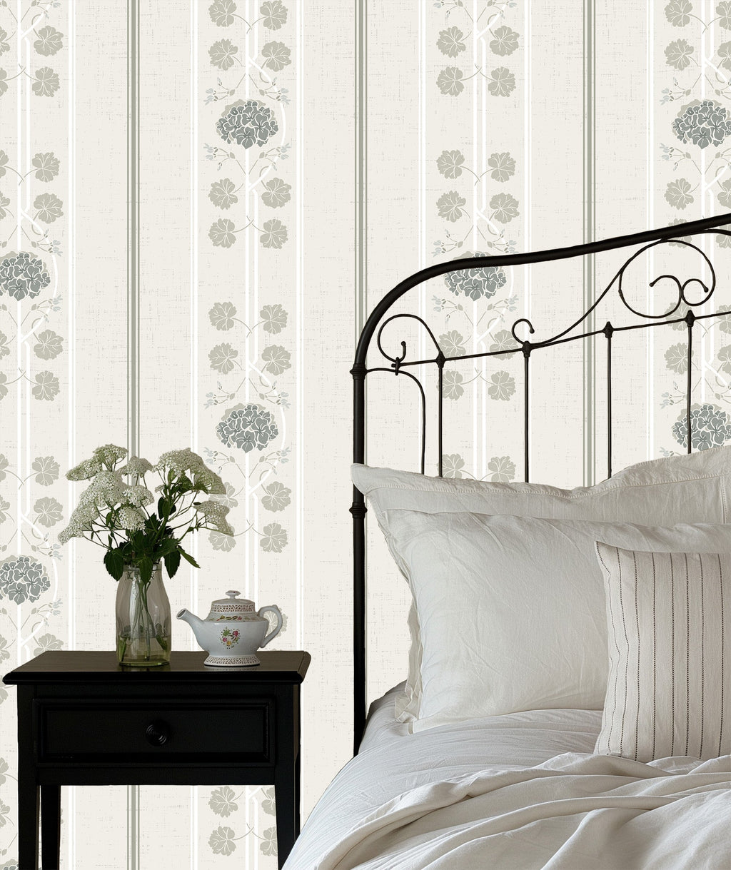 Geranium Wallpaper by Veronica Larrain