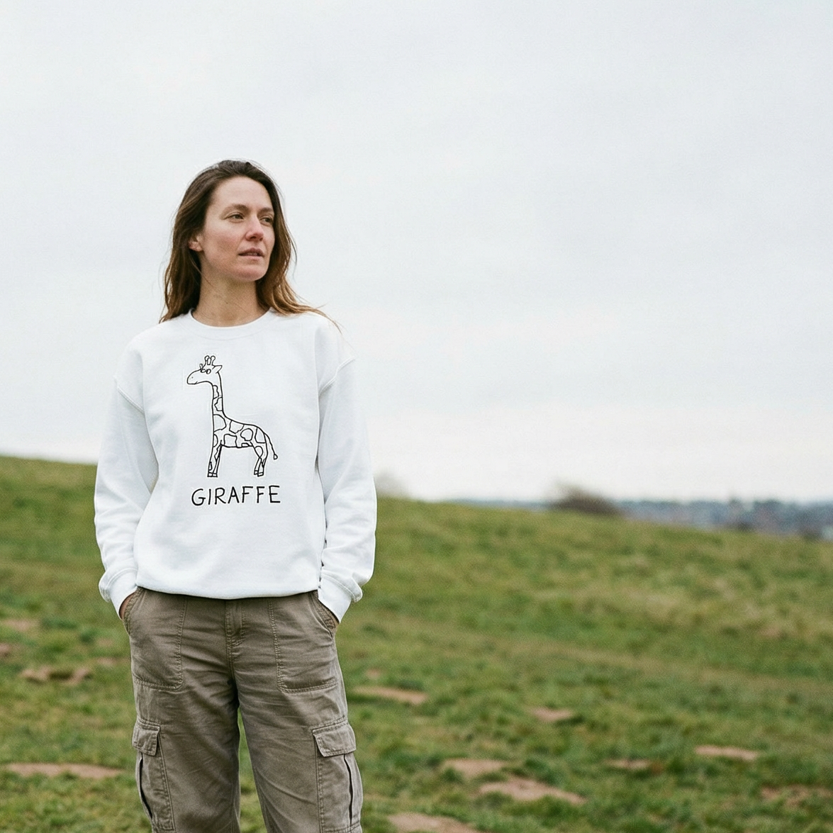Giraffe - Crewneck Sweatshirt
