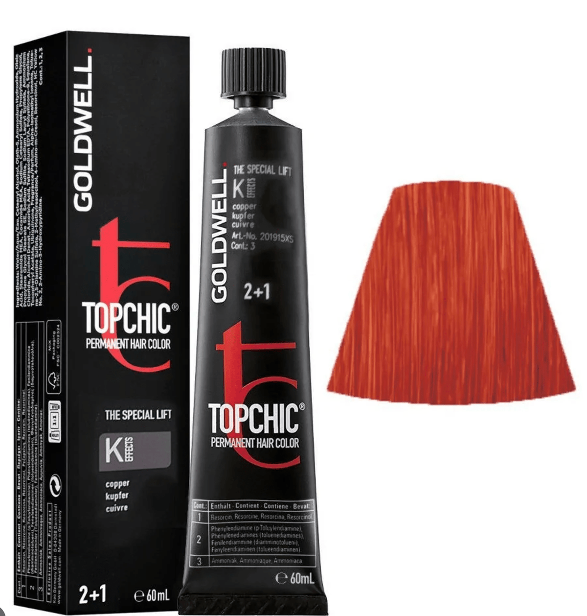 Goldwell Topchic Effects Highlight Hair Color, 2.1 oz Tube