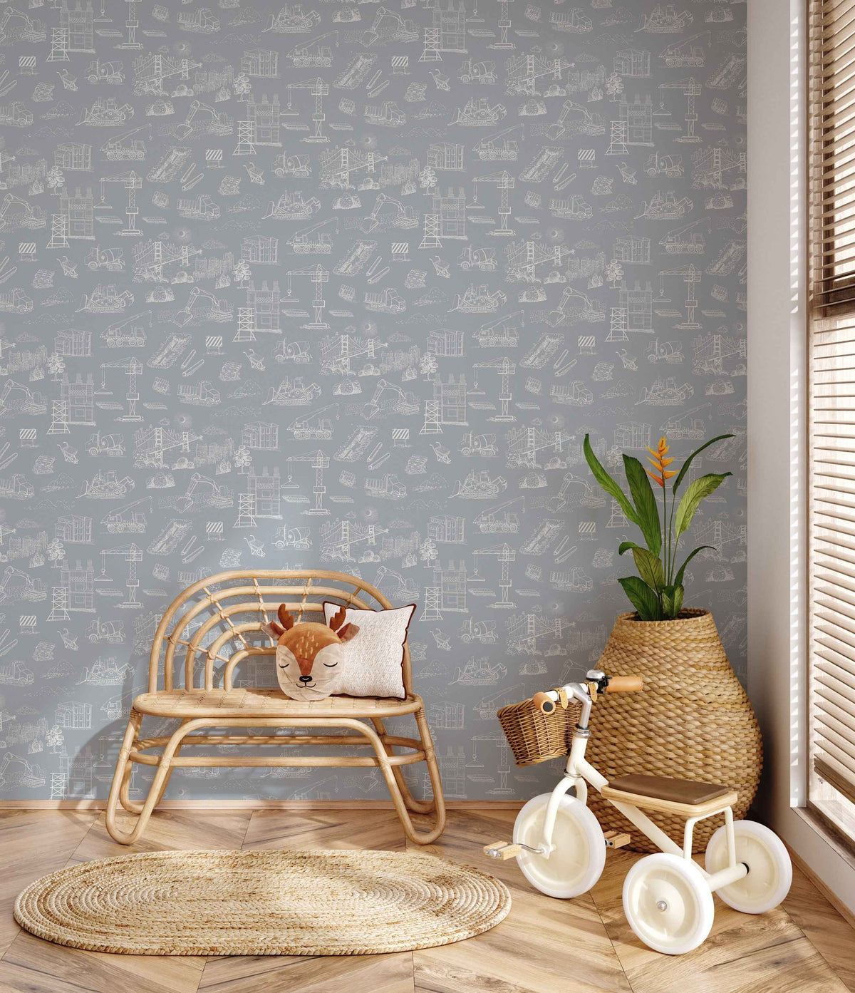Boston Wallpaper by The Bright Leaf Design