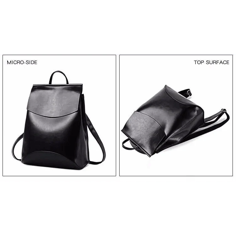 High Quality Leather Backpacks For Fashionable Women And Teenage Girls Large Capacity Shoulder Bagpack
