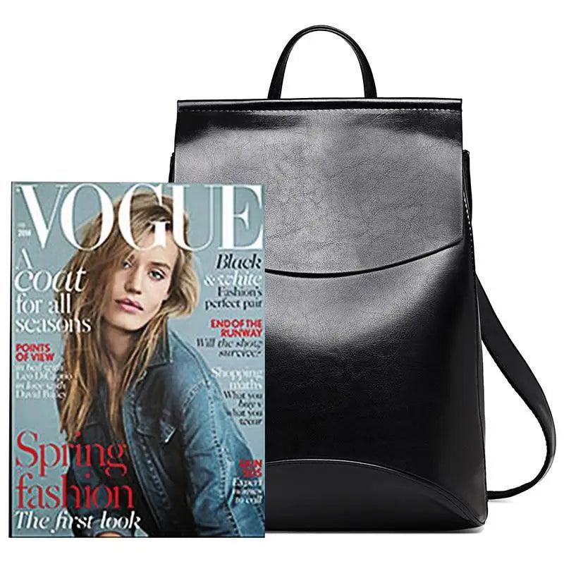 High Quality Leather Backpacks For Fashionable Women And Teenage Girls Large Capacity Shoulder Bagpack