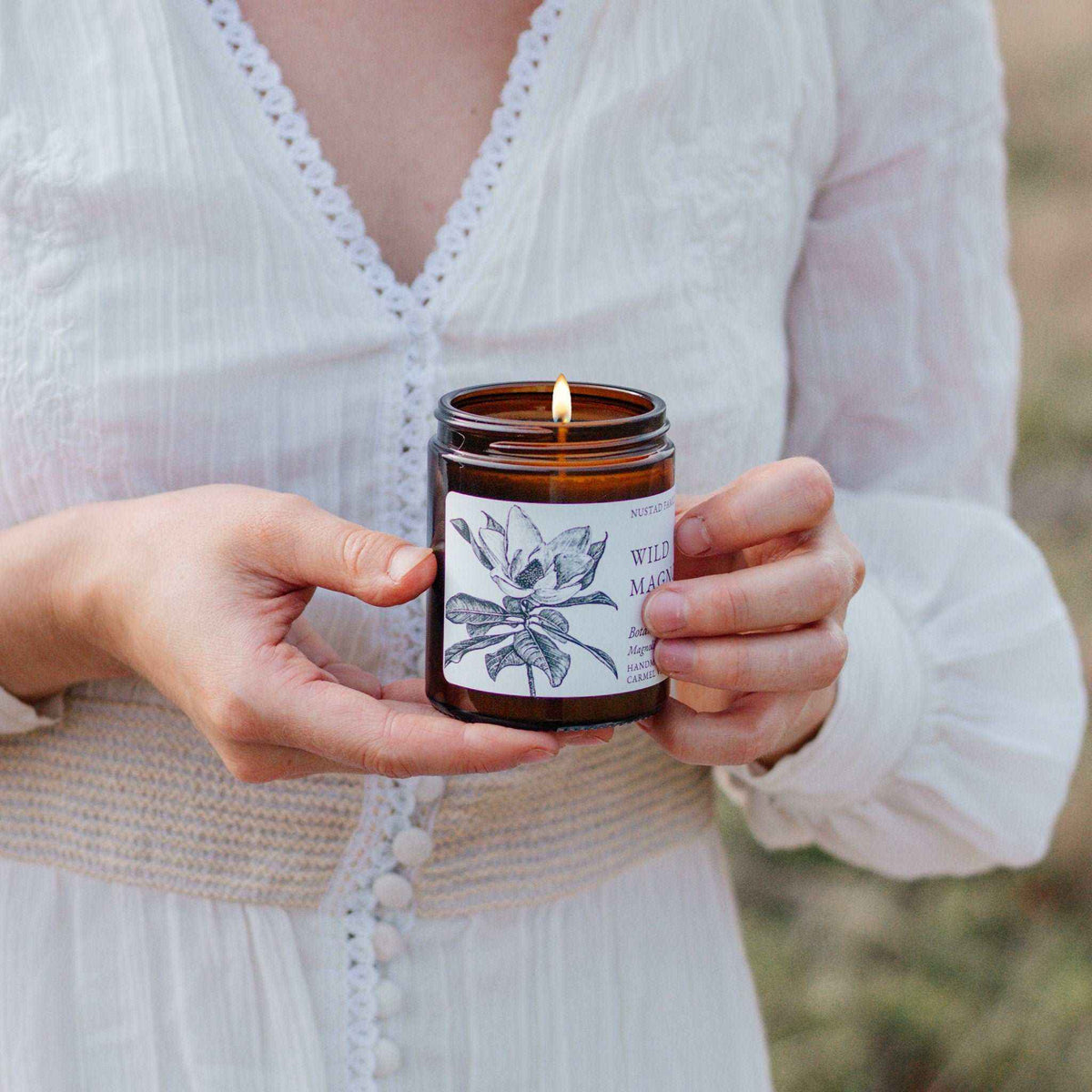 Aromatherapy Garden Candle – Hand Poured Essential Oil Candle for Relaxation & Home Fragrance, 9 oz
