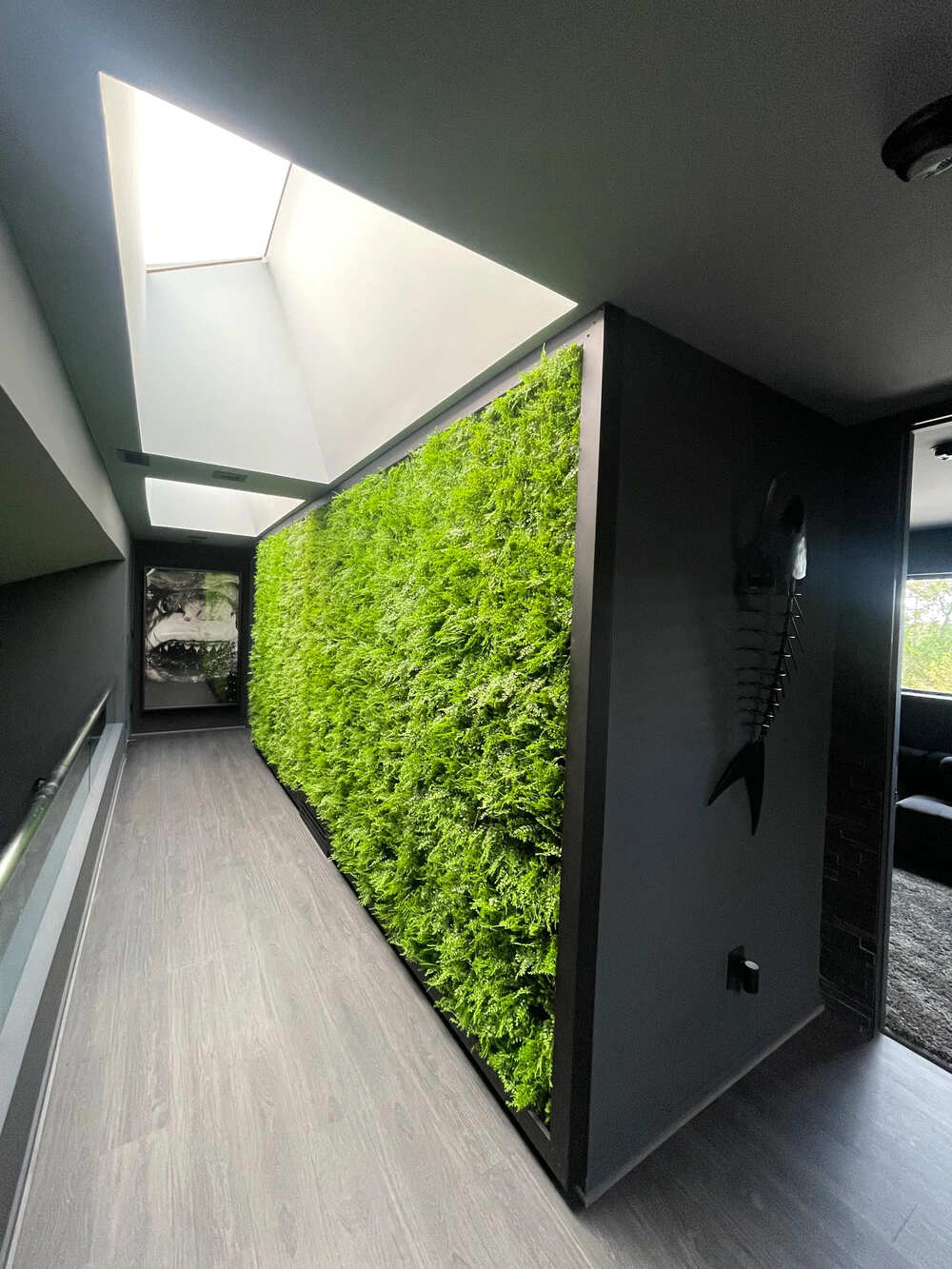 Lush Fern Artificial Vertical Garden Green Wall Panel 40×40in 11 SQ FT – UV Resistant – Commercial Grade