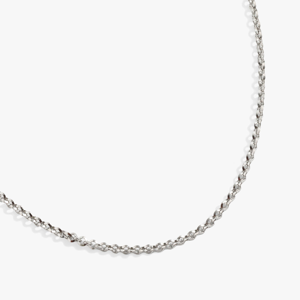 Faceted Rolo Charm & Layering Necklace