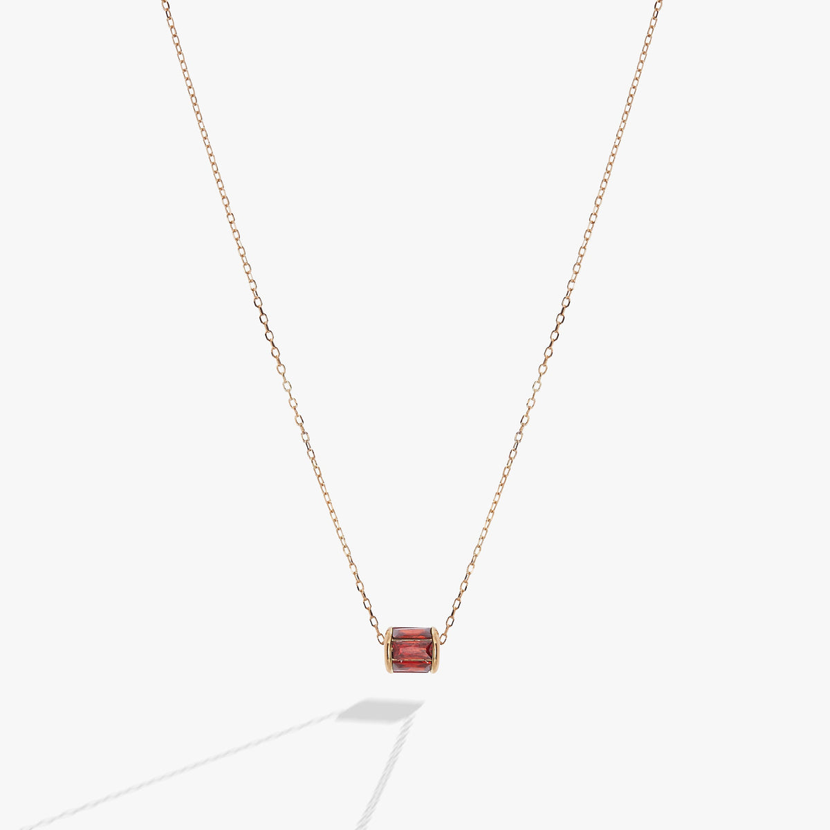 January Birthstone Precious Pendant Necklace