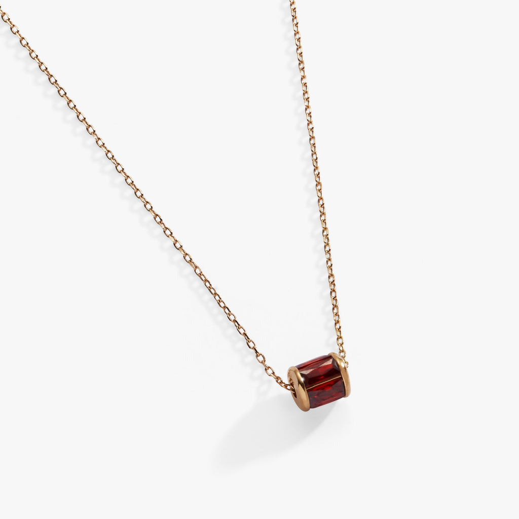 January Birthstone Precious Pendant Necklace