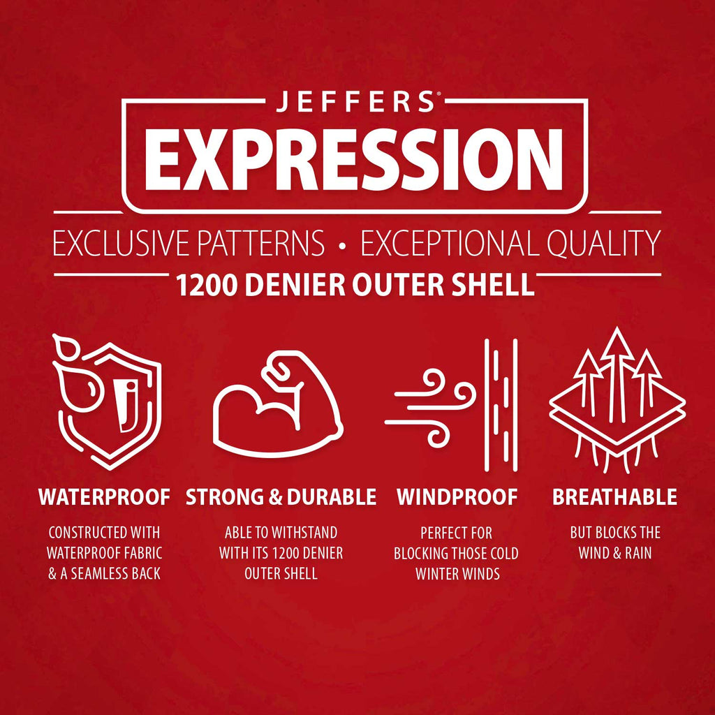 Jeffers Expression 1200D Draft Horse Turnout Blanket, 240 g | Waterproof, Breathable & Safe Design
