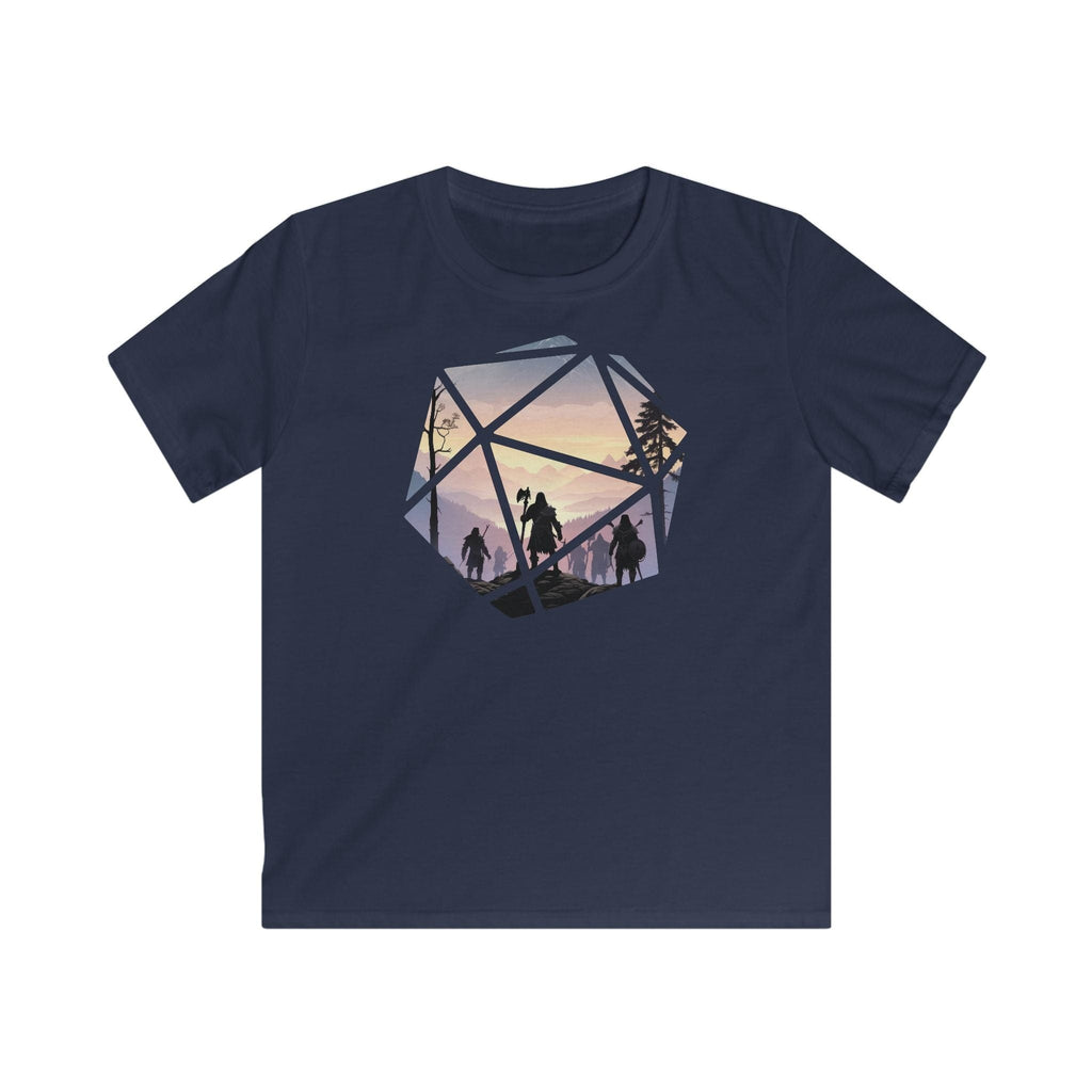 Kids D&D Shirt - D20 Landscape