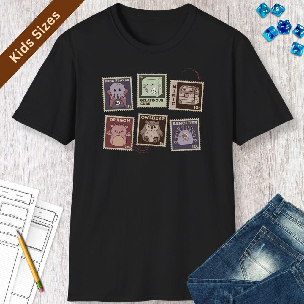 Kids D&D Monster Stamp T-Shirt