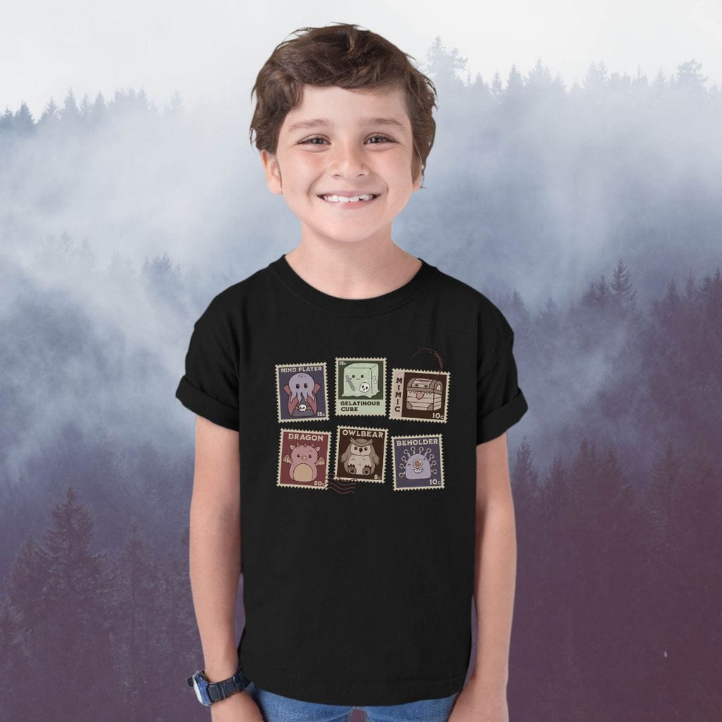 Kids D&D Monster Stamp T-Shirt