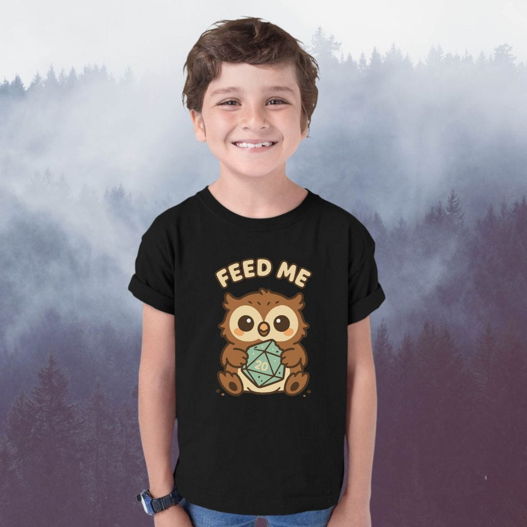 Kids D&D Owlbear Feed Me T-Shirt
