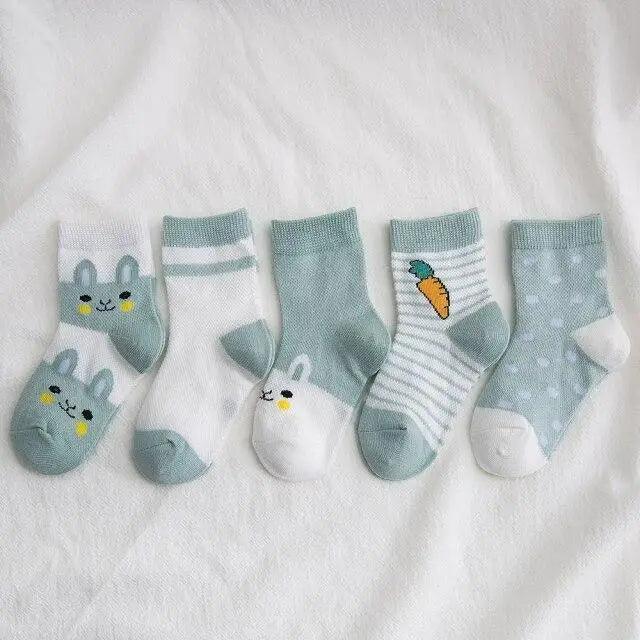 Kids Socks Summer Cotton Cartoon Animal Kids Socks Girls Cute Newborn Boy Toddler Children Socks Girl Boys Trainer Socks Toddlers Infant Socks Warm and Cute Socks Cotton Stretch Crew Baby Socks