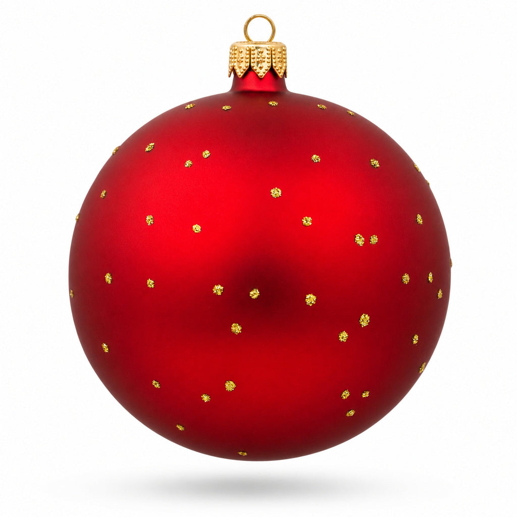 Santa Filling Stockings by a Cozy Fireplace Glass Ball Christmas Ornament 4 Inches