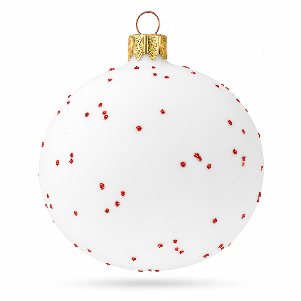 Proposal 'Will You Marry Me?' Glass Ball Christmas Ornament 4 Inches
