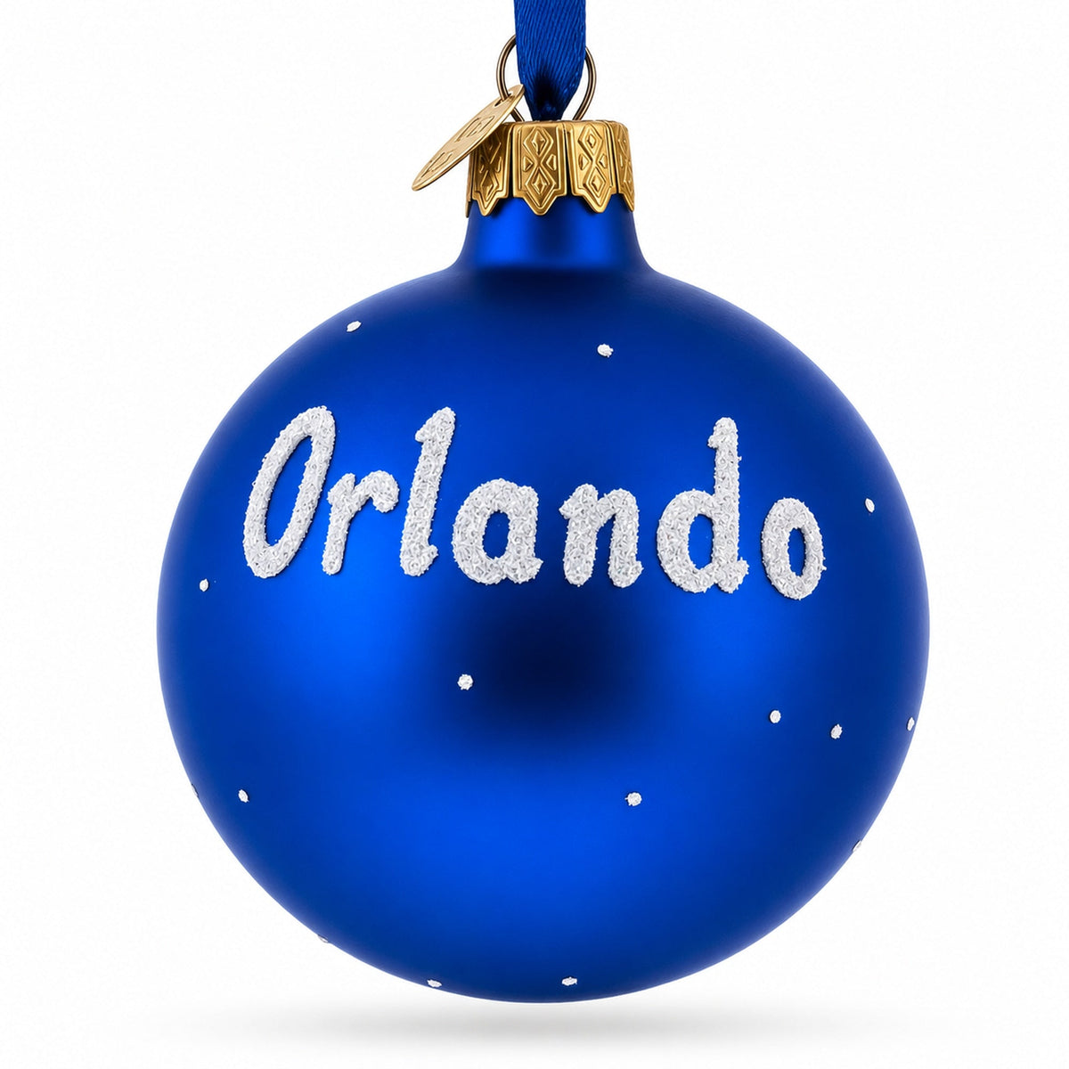 Orlando, Florida Glass Ball Christmas Ornament 3.25 Inches