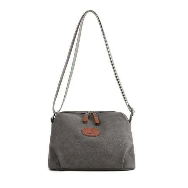 Lavish Style Canvas Crossbody Bag For Women And Girld Travel Bag Lightweighted Casual Shoulder Bag For Females