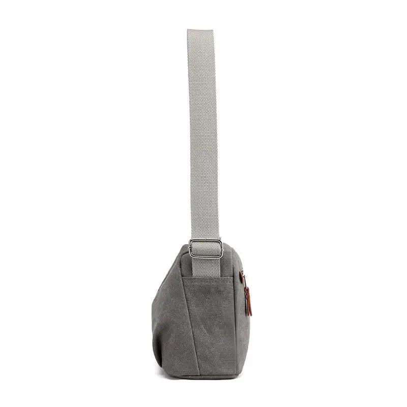 Lavish Style Canvas Crossbody Bag For Women And Girld Travel Bag Lightweighted Casual Shoulder Bag For Females