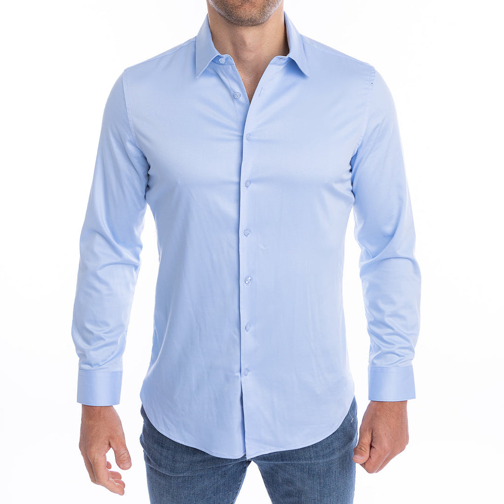 goTIELESS Ultimate Dress Shirt (Light Blue)