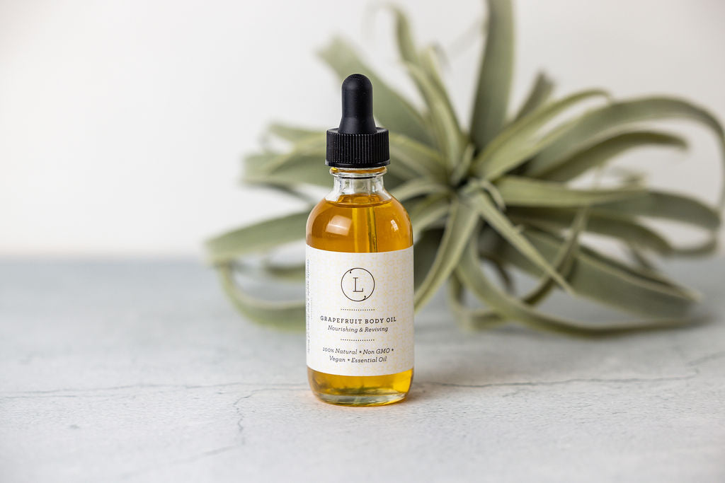 CBD Grapefruit Body Oil – Natural Moisturizing Aromatherapy Oil