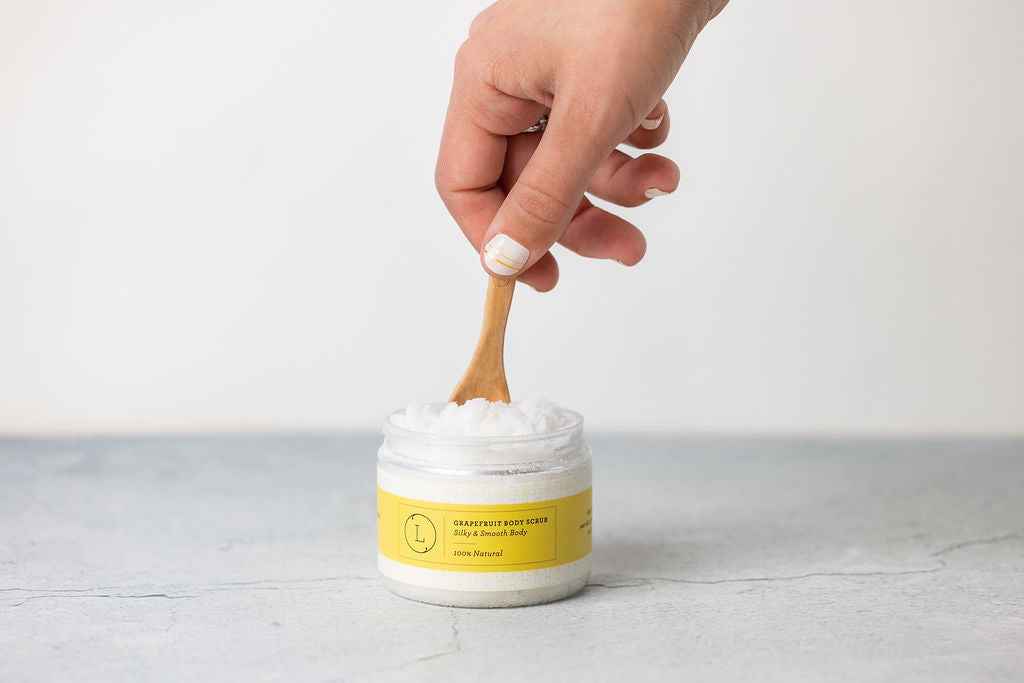 CBD Grapefruit Body Scrub – Natural Exfoliating Salt Scrub