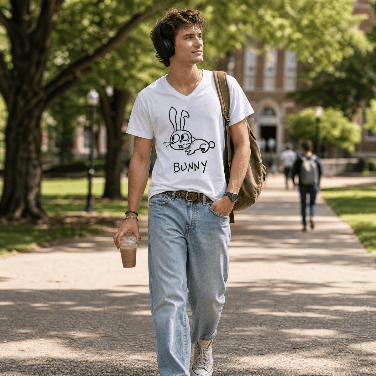 Bunny - V-neck Tee