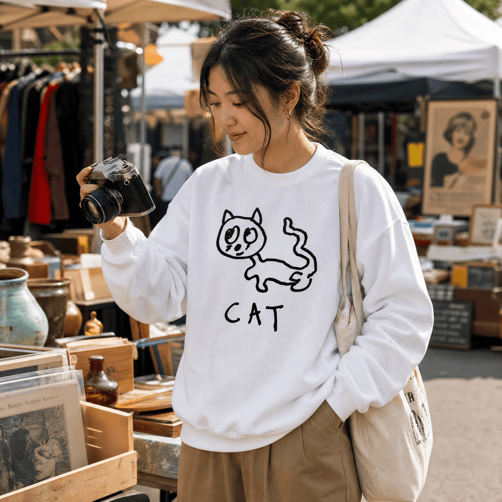 Cat - Crewneck Sweatshirt