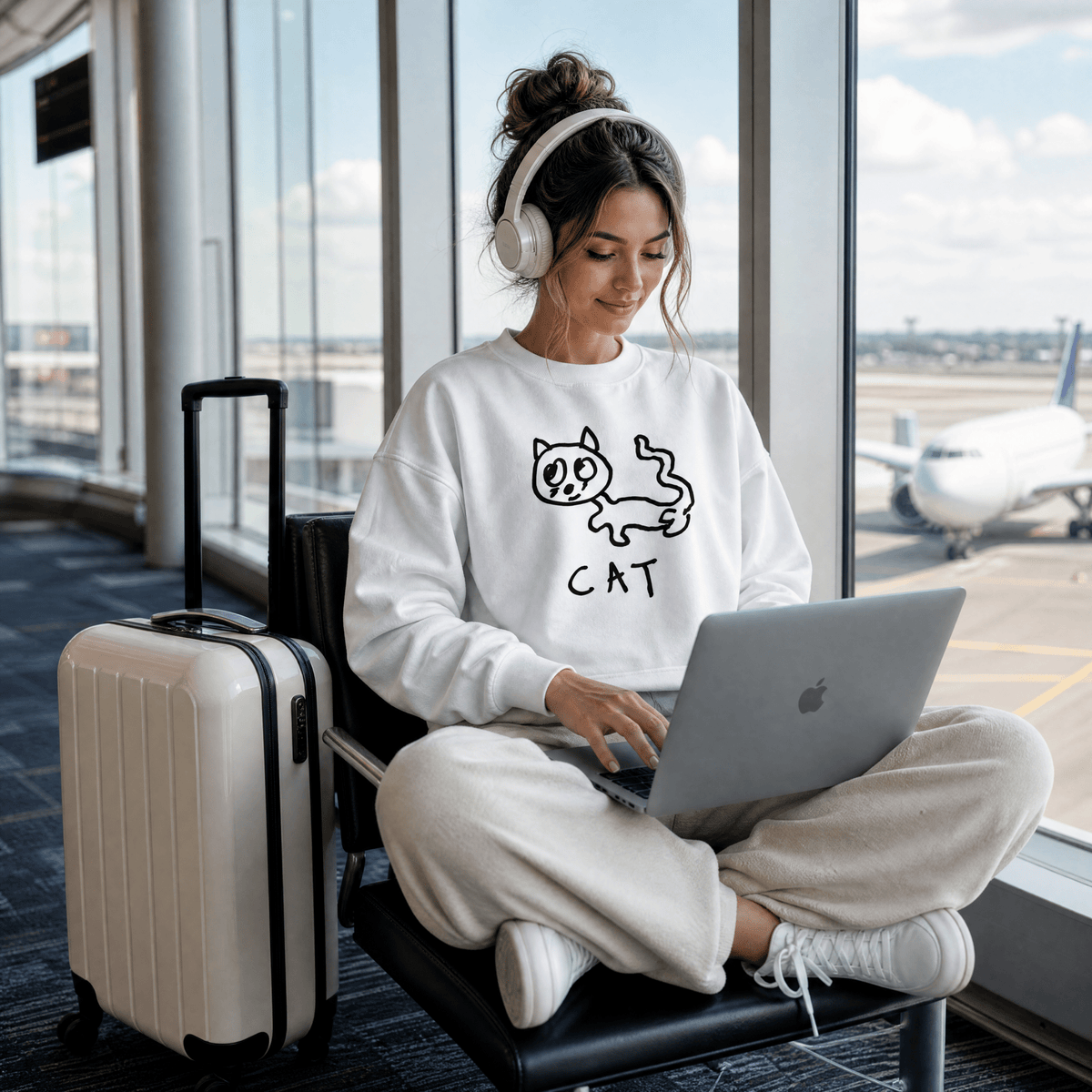 Cat - Crewneck Sweatshirt