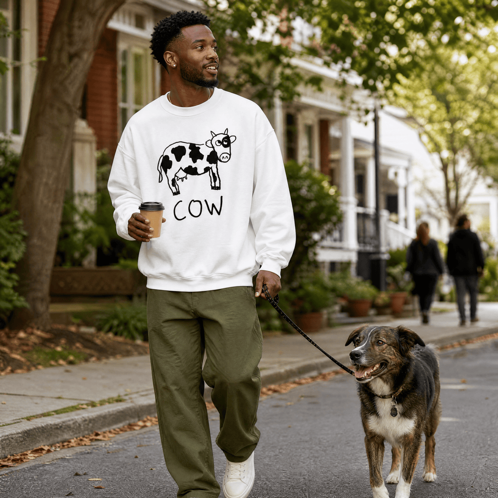 Cow - Crewneck Sweatshirt