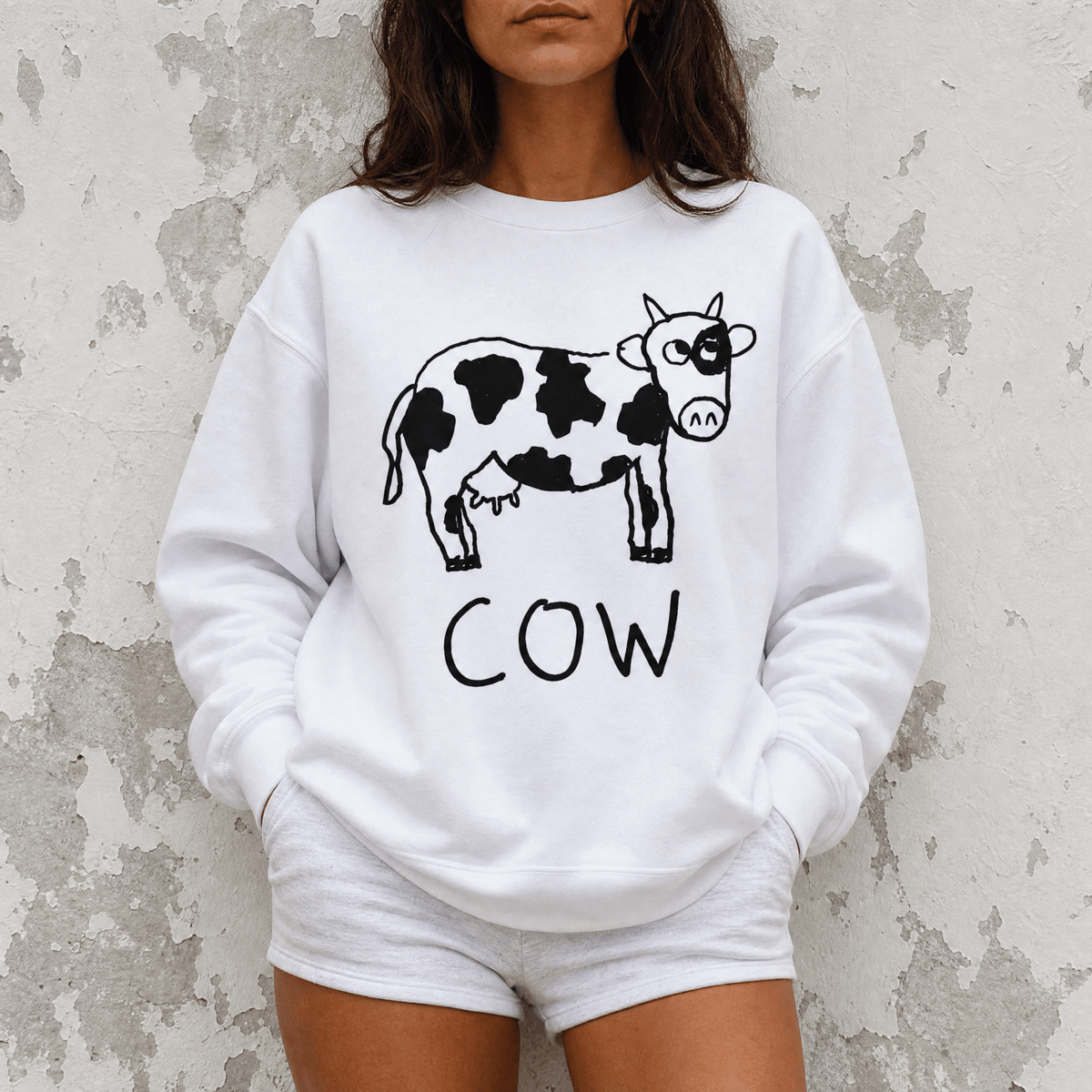 Cow - Crewneck Sweatshirt