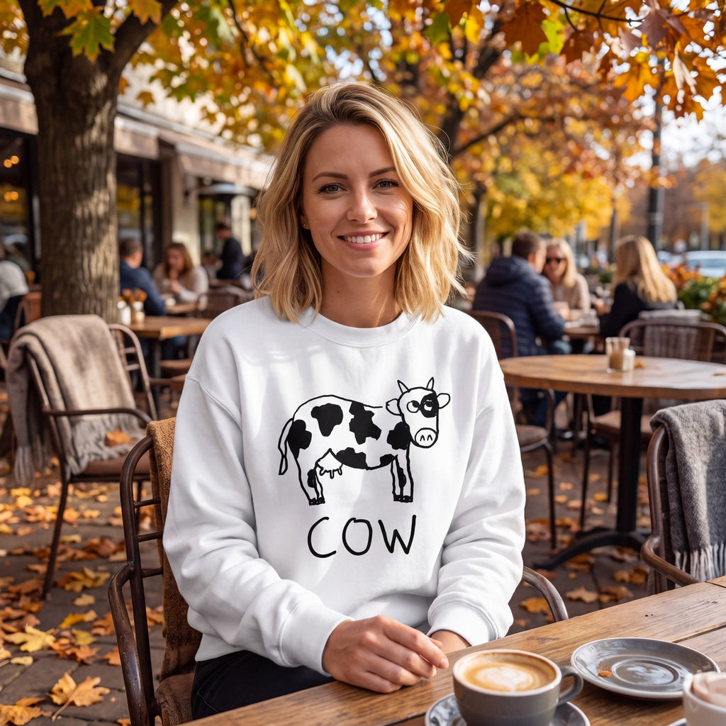 Cow - Crewneck Sweatshirt