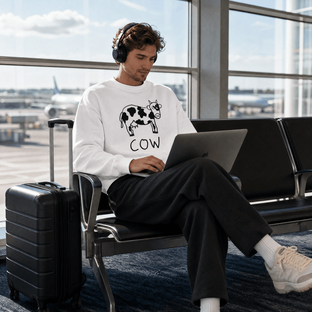 Cow - Crewneck Sweatshirt