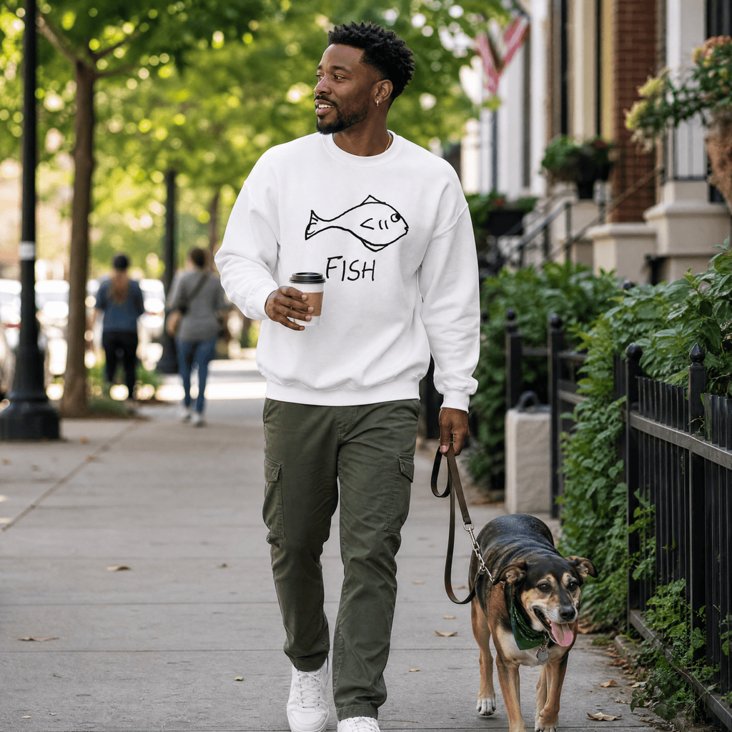 Fish - Crewneck Sweatshirt